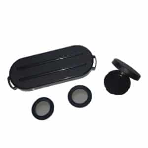 EDF 7x40 Zubehör Set 2, Regenschutzdeckel mit Graufilter  Carl Zeiss Jena NVA MdI